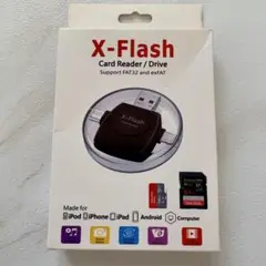 X-flash SDカードリーダー 4in1外付メモリーカードリーダー