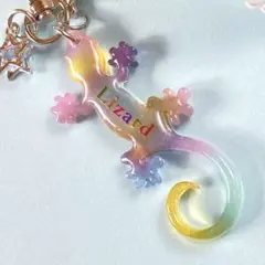 オーロラに輝くトカゲ　chackymade