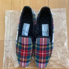 DRAWER matthew cookson 別注 チェック フラットシューズ
