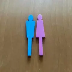 トイレサイン　トイレマーク　細身