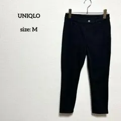 ユニクロ レディース M ウルトラストレッチクロップドレギンスパンツ ブラック