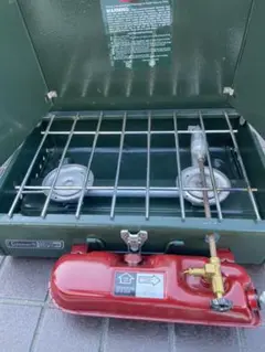 Coleman Compact Campstove 425F ツーバーナーコンロ Vintage Coleman 425F Compact Gas 2 Burner Camp Stove With