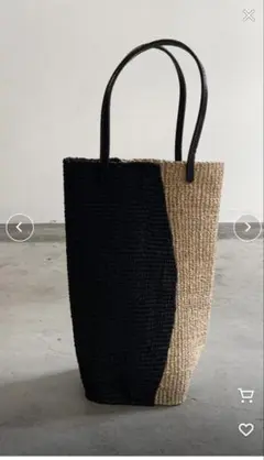 KIS Design:Abaca patch tote L