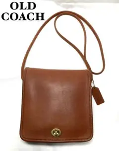 【美品】COACH オールドコーチ ショルダーバッグ ターンロック 360