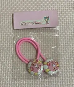 メゾピアノ ヘアゴム くるみボタン