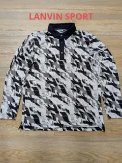 【美品】LANVIN 長袖ポロシャツ サイズ40