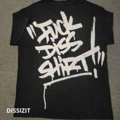 美品 DISSIZIT 手描き風プリント グラフィティデザイン Tシャツ