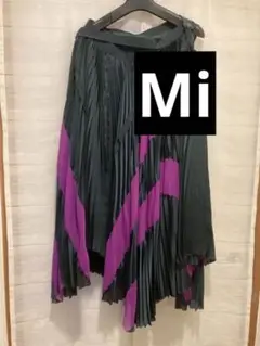 sacai ランダムプリーツ バイカラースカート
