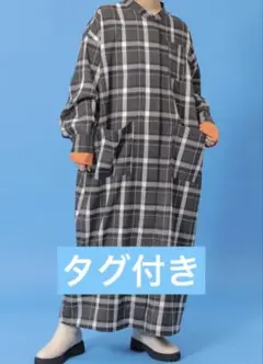 タグ付き LEPSIM 【310企画】シャツワンピコート