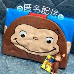【おさるのジョージ】プラチナムザッカ フード付タオル＋ぷくぷくラバーマスコット