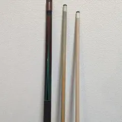 ビリヤード 台湾サウス 2シャフト 中古品 11山 キュー ベニヤ3枚