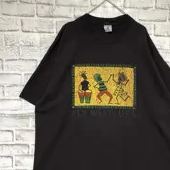 USA製90sヴィンテージTシャツ！シングルステッチ　ブラウン半袖古着XL724