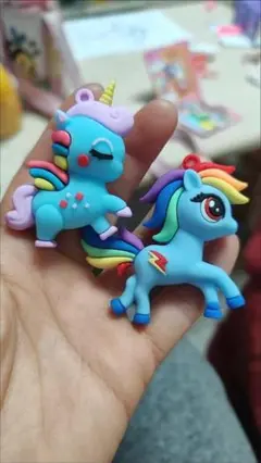 ユニコーン樹脂チャーム 2個セット