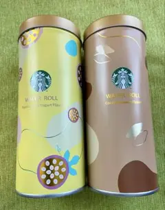 【台湾限定/缶のみ、中身なし】スターバックス エッグロール2缶セット
