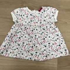 KUMIKYOKU オンワード　花柄ワンピース　80cm