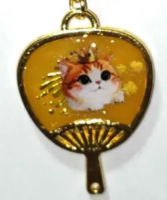 猫ちゃん♫うちわキーホルダー