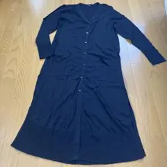ミラオーウェン☆UVカットロングカーディガン黒　0サイズ