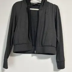 Puma フード付きグレークロップドジャケット