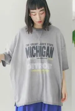 Niko and… フェードロゴチュニックTシャツ