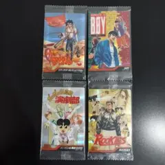 週刊少年ジャンプ　40周年　ウエハース　カード4枚セット
