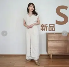 【新品】marika しまむら コラボ ロングジレ 濃白 S