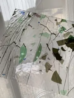 ステンドグラス　ガラス　材料　フラクチャー