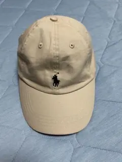 POLO RALPH LAUREN ベージュ色キャップ【美品】