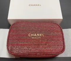 CHANEL ホリデー 2022 クリスマス 限定 ノベルティ ポーチ シャネル