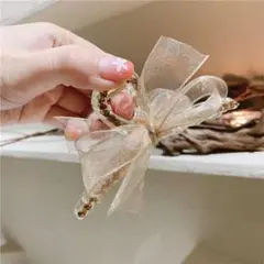 ゴールド バタフライ ヘアアクセサリー