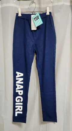 ANAPGIRLスリムレギンスパンツSアナップガール新品ブルー