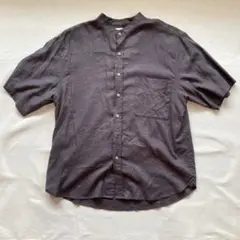 CIAOPANIC TYPY ノーカラー　半袖シャツ M ダークグレー