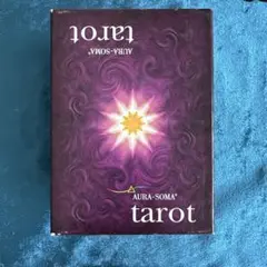 AURA-SOMA TAROT 英語＆日本語版解説書付き　0～99番 AURA-SOMA TAROT 英語＆日本語版解説書付き 0～99番新品 通販