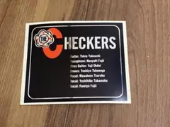 チェッカーズ　The Checker's ステッカー 当時品