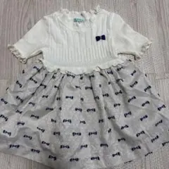 TOCCA リボン柄 ワンピース 80サイズ
