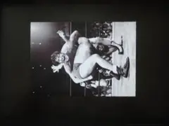 A4 額付き ポスター アントニオ猪木 Antonio inoki まんじがため