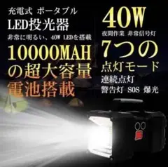 投光器とは思えないデザイン性❣40W超ハイパワー&超高輝度♪❤LED投光器