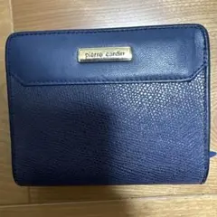 pierre cardin ネイビー 二つ折り財布