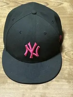 New Era NYロゴ ベースボールキャップ 黒