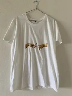 ホワイト Tシャツ Lサイズ 手のイラスト