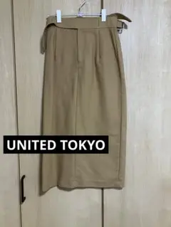 UNITED TOKYO グルカマキシタイトスカート ミリタリー Iライン