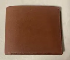 アクアスキュータム Aquascutum ブラウン 仔牛カーフ 財布 メンズ