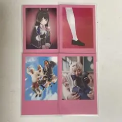 月ノ美兎 Paper Rabbit チェキ風カード4枚セット