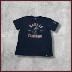 US古着 47BRAND カンザスプリント Tシャツ 半袖 グレー系 Mサイズ