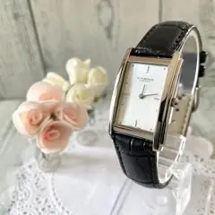 【動作OK】BURBERRY バーバリー 腕時計 レクタンギュラ 12100G