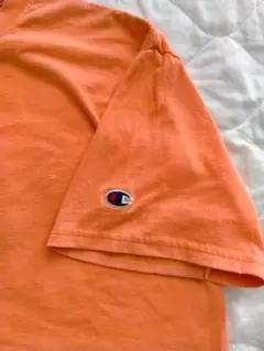 古着！【Championチャンピオン】 オレンジ Tシャツ M