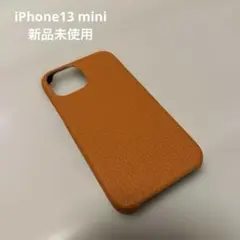iPhone13mini スマホケース　オレンジ　レア