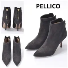 未使用 ★ ペリーコ バックジップショートブーツ 35.5 PELLICO