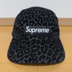 Supreme Leopard Corduroy Camp Cap 23aw