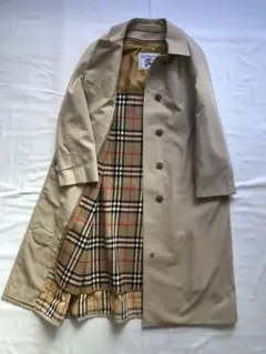 古着 Burberry ステンカラーコート バーバリー ノバチェック ライナー付