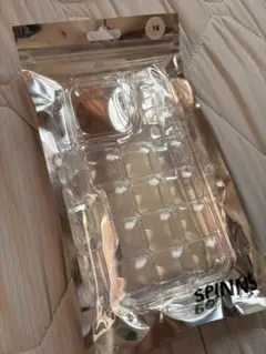 新品未使用　スピンズ　ぽこぽこスマホケース　iPhone16　SPINNS